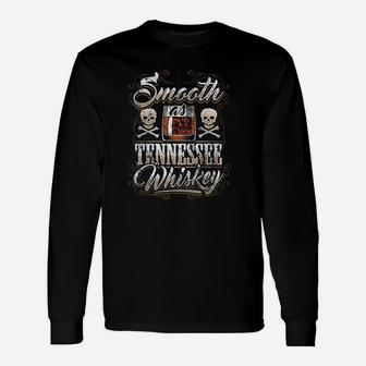 Smooth Tennessee Whiskey Fathers Day Dad Long Sleeve T-Shirt - Seseable