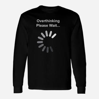 Socially Awkward Overthinking Social Anxiety Introvert Long Sleeve T-Shirt - Seseable
