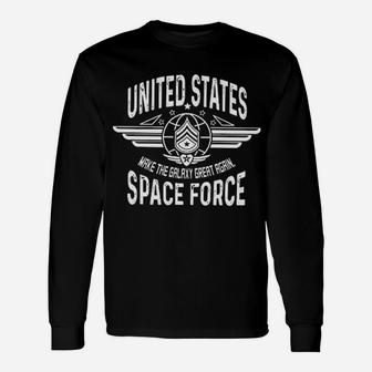 Space Force United States Space Force Military Long Sleeve T-Shirt - Seseable