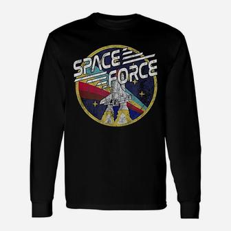 Space Force Vintage Long Sleeve T-Shirt - Seseable