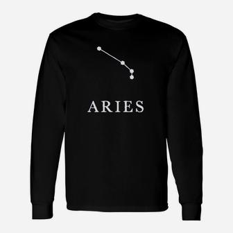 Star Sign Constellation Astrology Aries Zodiac Astronomy Long Sleeve T-Shirt - Seseable