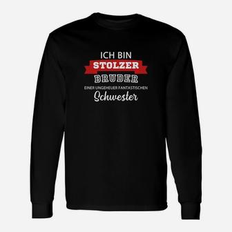 Stolzer Bruder Geschenk Von Schwestern Langarmshirts - Seseable