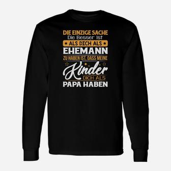 Süßester Ehemann und Papa Langarmshirts, Lustiges Familien Tee - Seseable