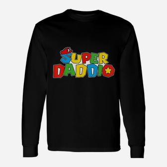Super Daddio Dad Long Sleeve T-Shirt - Seseable