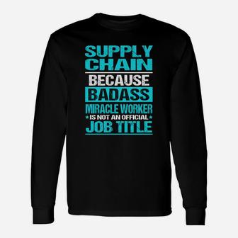 Supply Chain Long Sleeve T-Shirt - Seseable