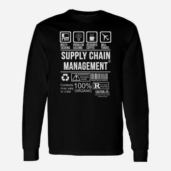 Supply Chain Management Long Sleeve T-Shirt - Seseable