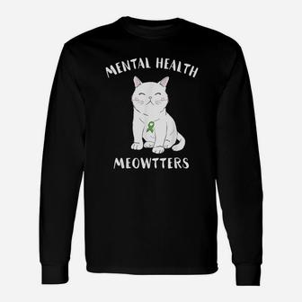 Mental Health Matters End The Stigma Awareness Long Sleeve T-Shirt - Seseable