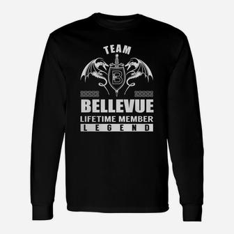 Team Bellevue Lifetime Member Legend Name Tshirts Long Sleeve T-Shirt - Seseable