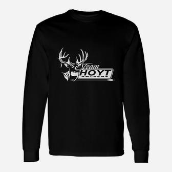 Team Hoyt Archery Hunting Compound Bow Hunting Long Sleeve T-Shirt - Seseable