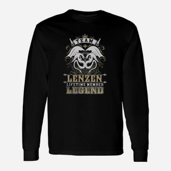 Team Lenzen Lifetime Member Legend -lenzen Shirt Lenzen Hoodie Lenzen Lenzen Tee Lenzen Name Lenzen Lifestyle Lenzen Shirt Lenzen Names Long Sleeve T-Shirt - Seseable