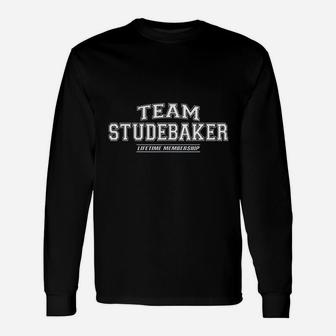 Team Studebaker Proud Surname Last Name Long Sleeve T-Shirt - Seseable