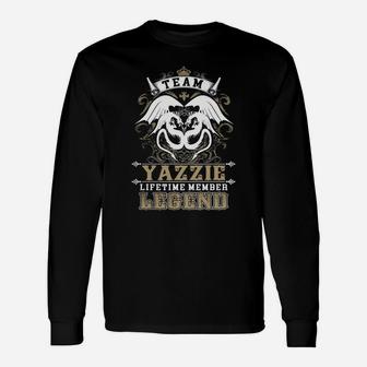 Team Yazzie Lifetime Member Legend -yazzie Shirt Yazzie Hoodie Yazzie Yazzie Tee Yazzie Name Yazzie Lifestyle Yazzie Shirt Yazzie Names Long Sleeve T-Shirt - Seseable