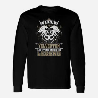 Team Yelverton Lifetime Member Legend -yelverton Shirt Yelverton Hoodie Yelverton Yelverton Tee Yelverton Name Yelverton Lifestyle Yelverton Shirt Yelverton Names Long Sleeve T-Shirt - Seseable