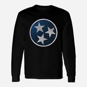 Tennessee State Flag Long Sleeve T-Shirt - Seseable