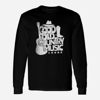 Texas Country Music Good Old Country Music Shirt Long Sleeve T-Shirt - Seseable