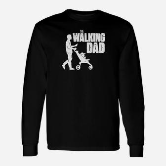 The Walking Dad Langarmshirts, Lustiges Herren Vater-Kind-Motiv - Seseable