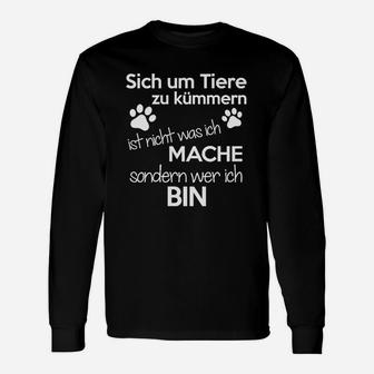 Tierliebhaber Langarmshirts: Pflege ist meine Identität - Seseable