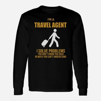 Travel Agent Long Sleeve T-Shirt - Seseable