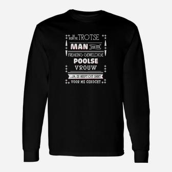 Trotei-Mann-Poolse Vrouw Langarmshirts - Seseable