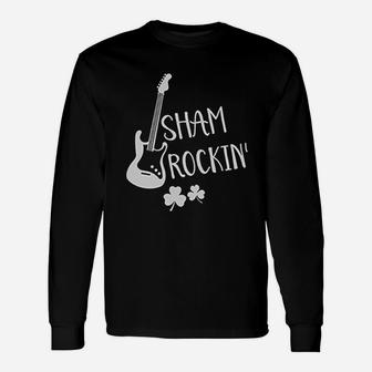 Tstars Baby Outfit St Patrick's Day Irish Shamrock Guitar Baby Long Sleeve T-Shirt - Seseable