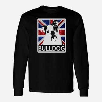 Ultimate English Bulldog Flags Long Sleeve T-Shirt - Seseable