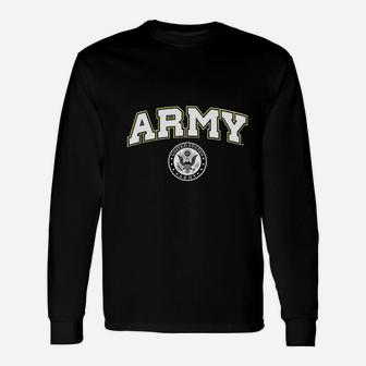 United States Army Seal Printed Military Graphic Long Sleeve T-Shirt - Seseable