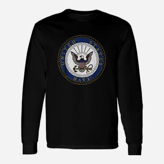 United States Navy Long Sleeve T-Shirt - Seseable