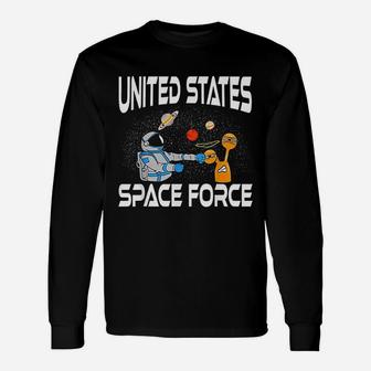 United States Space Force Vintage Science Long Sleeve T-Shirt - Seseable