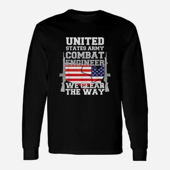 Us Army Combat Engineer Long Sleeve T-Shirt - Seseable