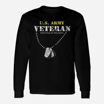 Us Army Proud Army Veteran Vet Long Sleeve T-Shirt - Seseable
