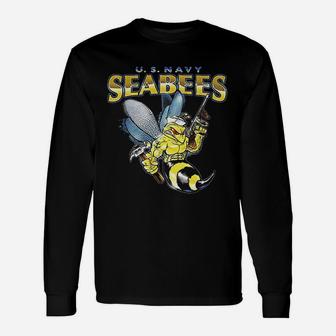 Us Navy Seabees Long Sleeve T-Shirt - Seseable
