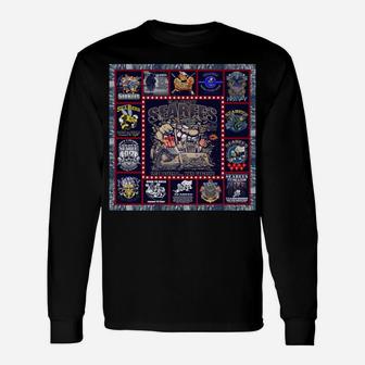 Us Navy Seabees Premium Quilt Blanket Long Sleeve T-Shirt | Seseable UK