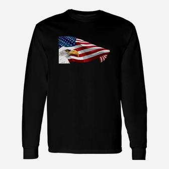 Usa America Flag Long Sleeve T-Shirt - Seseable