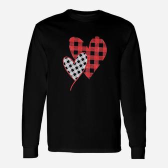 Valentines Day Graphic Love Heart Valentines Day Long Sleeve T-Shirt - Seseable