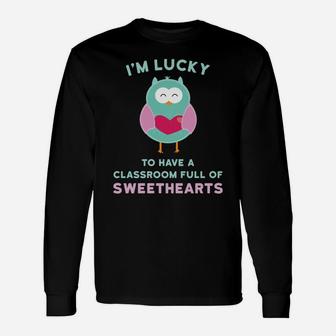 Valentines Day For Teachers Classroom Of Sweethearts Long Sleeve T-Shirt - Seseable