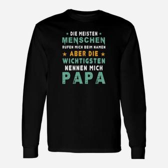 Vater Papa Vatertag Geschenk Langarmshirts - Seseable