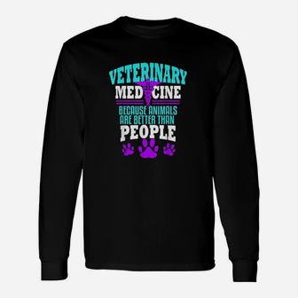 Veterinary Medicine Vet Tech Veterinarian Long Sleeve T-Shirt - Seseable