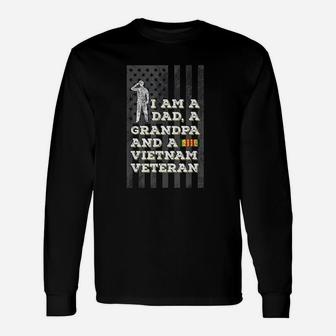 For Vietnam Veterans Dad Grandpa And Vietnam Veteran Long Sleeve T-Shirt - Seseable