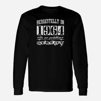 Vintage 1964 Perfektions-Jahrgang Langarmshirts, Retro Geburtstags-Langarmshirts - Seseable