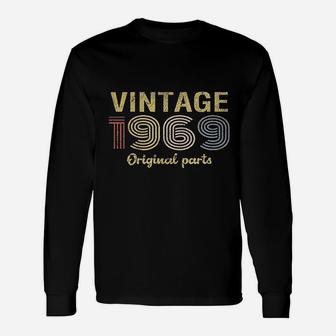 Vintage 1969 Original Part Rock Legend Long Sleeve T-Shirt - Seseable