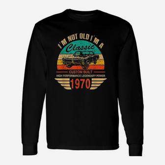 Vintage 1970 Classic Car Long Sleeve T-Shirt - Seseable
