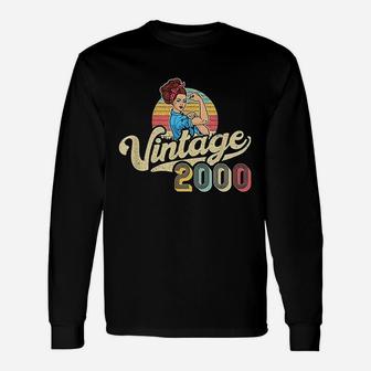 Vintage 2000 22 Years Old 22th Birthday Long Sleeve T-Shirt - Seseable