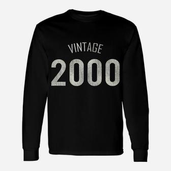 Vintage 2000 22th Birthday 22 Yrs Years Old Long Sleeve T-Shirt - Seseable
