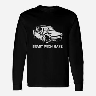 Vintage Auto Beast from East Grafik-Langarmshirts für Autofans - Seseable