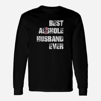 Vintage Best Husband Ever Husband Idea Long Sleeve T-Shirt - Seseable