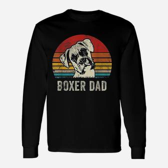 Vintage Boxer Dad Long Sleeve T-Shirt - Seseable