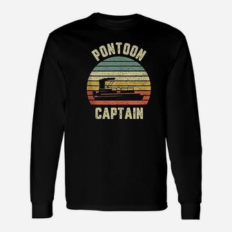 Vintage Captain Long Sleeve T-Shirt - Seseable