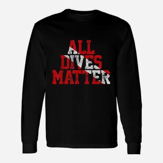 Vintage Diving Diver Station Vacation Scubadiving Long Sleeve T-Shirt - Seseable