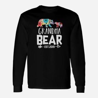 Vintage Grandma Bear 2019 Bear Mama Long Sleeve T-Shirt - Seseable