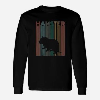 Vintage Hamster Retro Hamster Long Sleeve T-Shirt - Seseable
